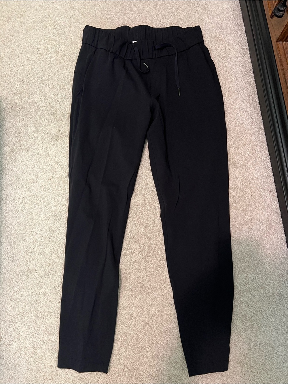 Women’s Lululemon Black Stretch Drawstring Pants